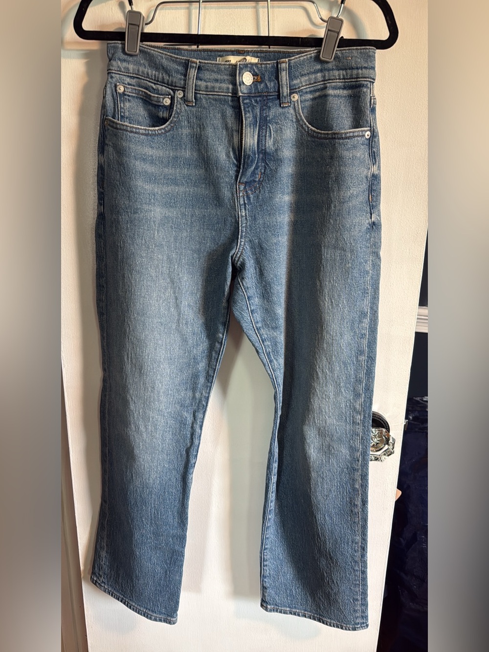 Classic Light Blue Straight-Leg Jeans
